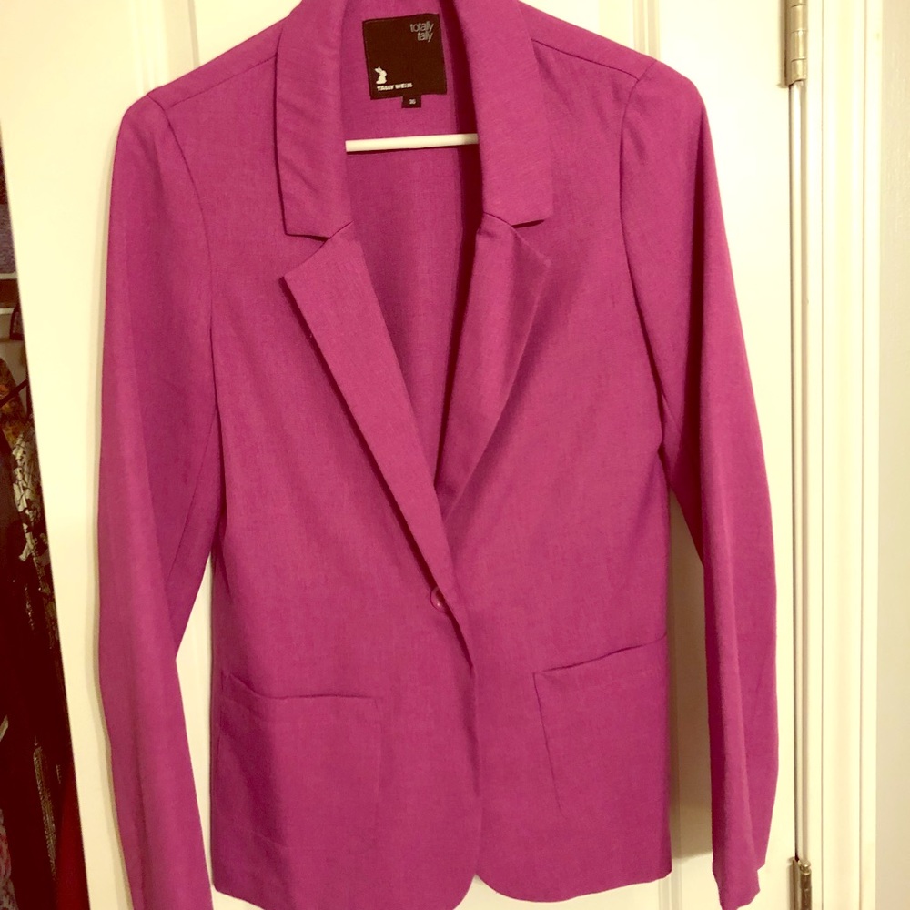 Purple blazer